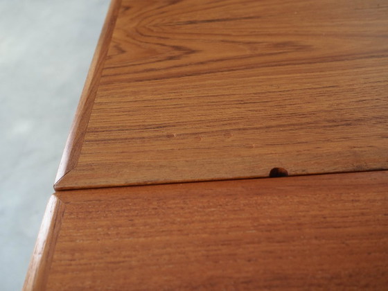 Image 1 of Teakholztisch, dänisches Design, 1970er Jahre, hergestellt in Dänemark