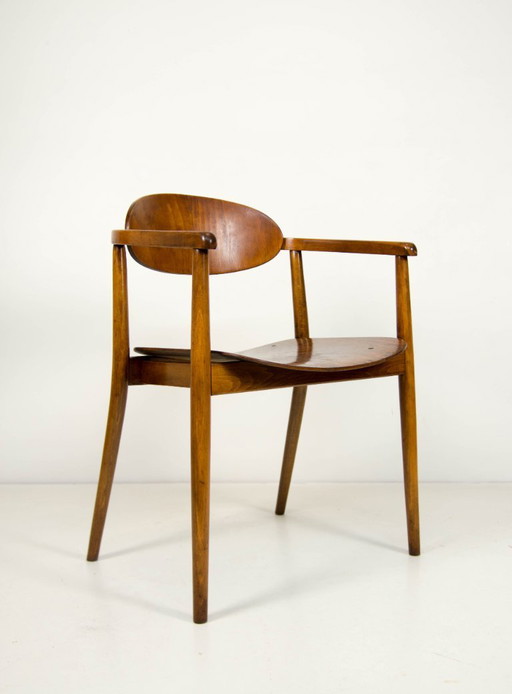 Antonín Suman TON eetkamerstoel, Tsjechoslowakije, 1966
