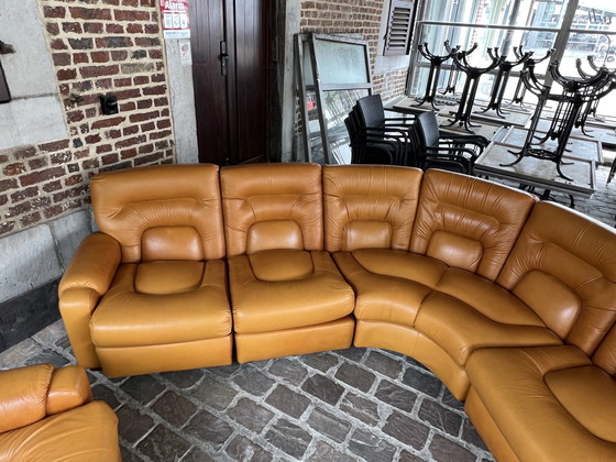 Image 1 of Paltrona Italia design in pelle anni '70