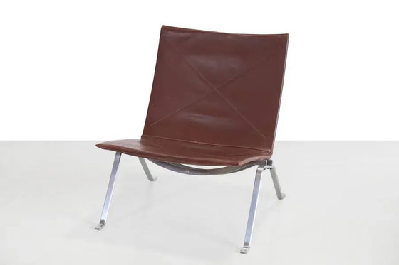 Poul Kjærholm PK22 Sessel für E. Kold Christensen – Leather, Chrome, Mid Century Modern (photo 5 of 9)