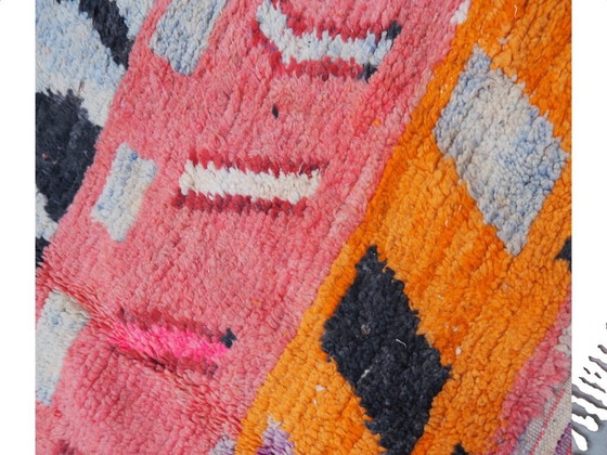 Image 1 of Neuer marokkanischer Boujaad-Teppich „Arlet“ | Handgeknüpfter Berberteppich | 203 × 128 cm