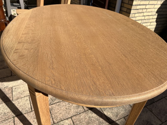 Image 1 of Geloogd eiken tafel