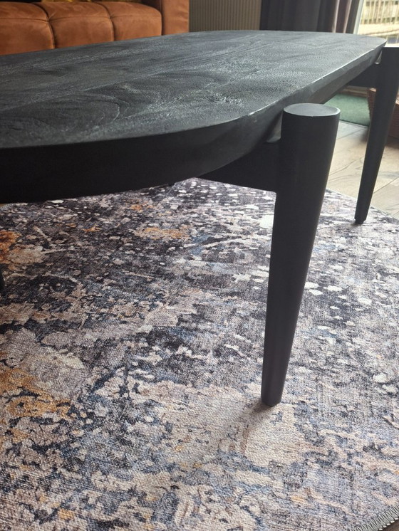 Image 1 of Tavolino robusto 120x60cm in legno di mango e metallo, nuovo