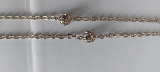 Image 1 of Vintage 835 zilveren Makka-Peri / Filigraan ketting