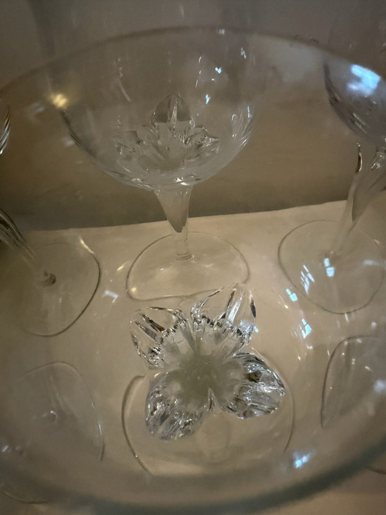 Set di 6 calici da vino vintage in cristallo – Bicchieri e caraffe (photo 4 of 6)