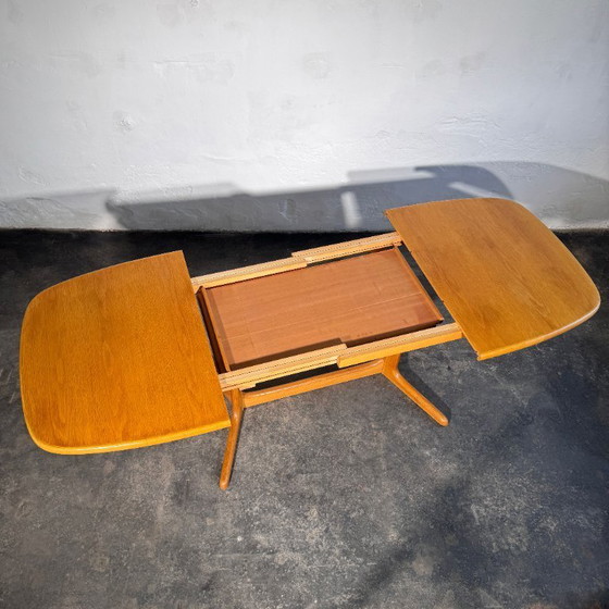 Image 1 of Skovby Extendable Oak Dining Table, 1960s