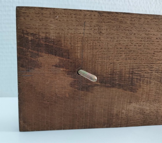 Image 1 of appendiabiti in rovere massello con ganci in alluminio