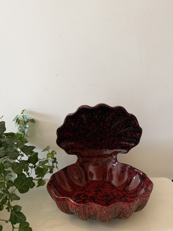 Ciotola a conchiglia in ceramica vintage di metà secolo – Oggetti decorativi (photo 7 of 8)