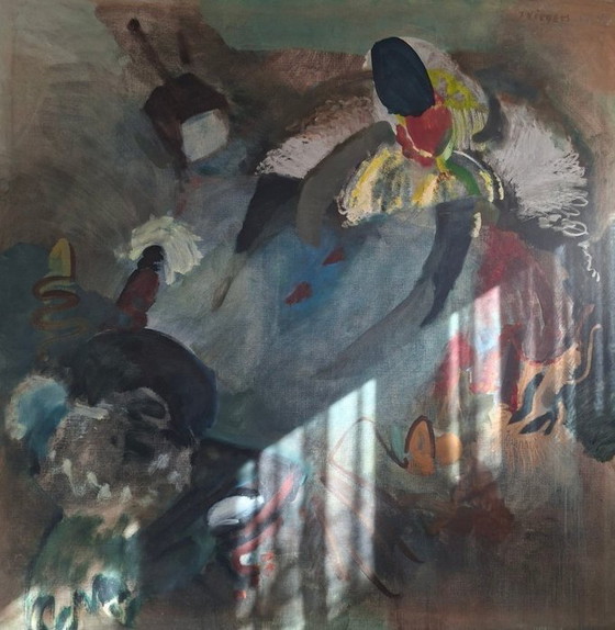 Image 1 of Large painting by Janneke Viegers