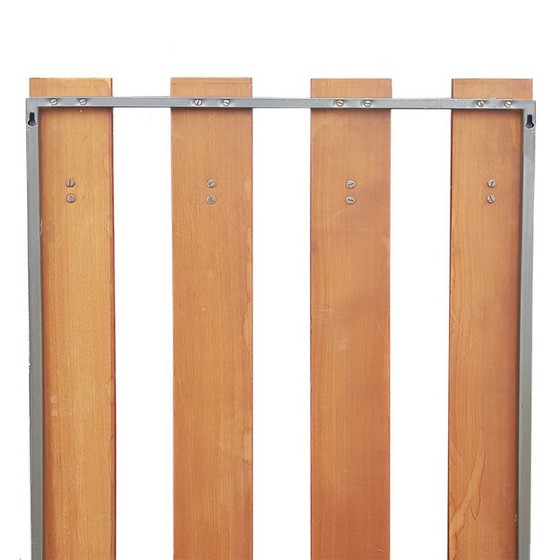 Porte-manteau mural style milieu du siècle de Pastoe – Portemanteaux, Metal, Wood (photo 5 of 8)