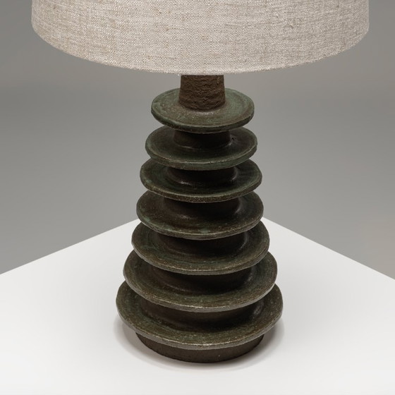 Image 1 of Lampe de table sculpturale en céramique de Sidsel Keramik