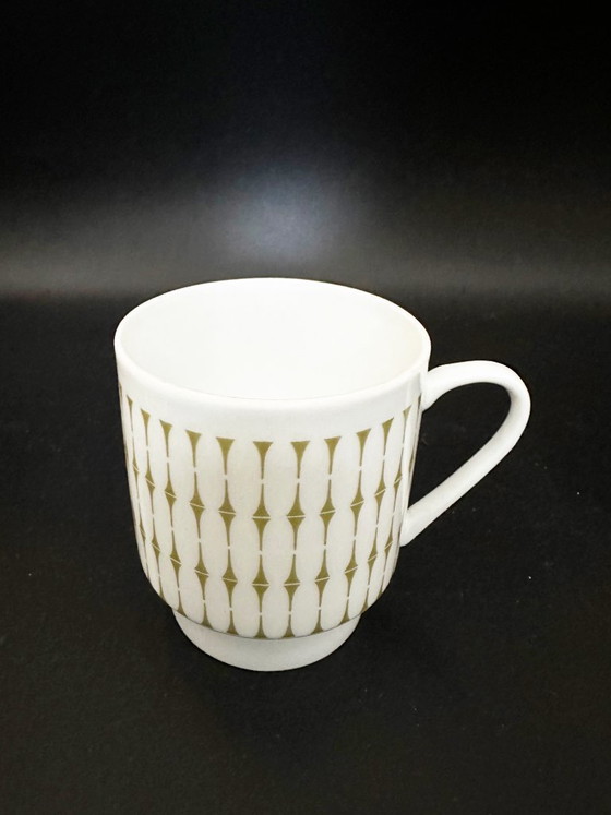 Image 1 of 3 tazas y platillos de café Melitta Hamburgo, década de 1970
