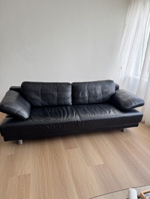 Rolf Benz 355 Cuir Noir