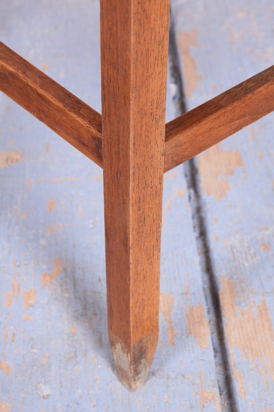 Restored Art Nouveau Pedestal, Walnut, Revived Polish, Czech, 1900s – Column, Wood (photo 14 of 14)