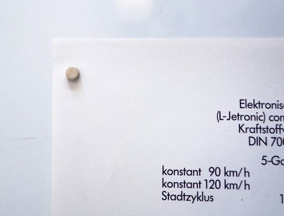 Image 1 of 🚗 Originele vintage Porsche 944 doorsnede – 1982 poster / plakat - XL 76 × 102 cm