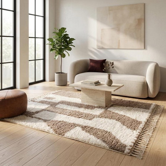 Alfombra Marroquí Tradicional de Pura Lana 200/300 cm – Ahrend, Wool (photo 4 of 6)