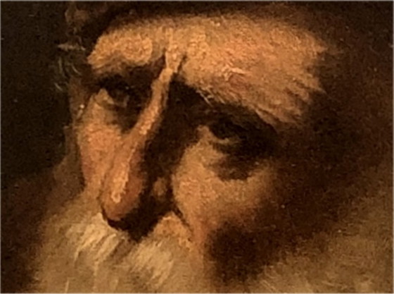 Image 1 of Portrait ancien XIXe siècle – Huile sur panneau – École européenne