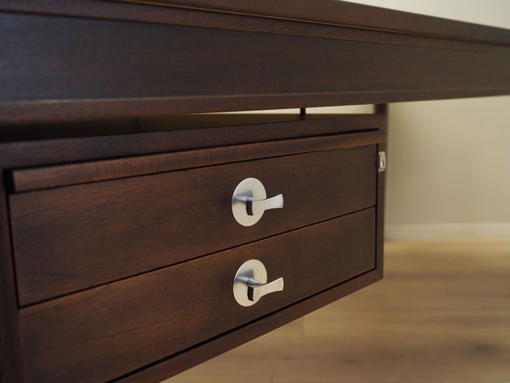 Image 1 of Bureau en acajou, design danois, années 1970, Designer : Finn Juhl