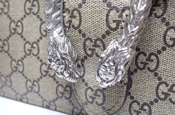 Gucci Dionysus GG Supreme Blooms Medium – Borse a mano, Metallo, Tela (photo 8 of 13)