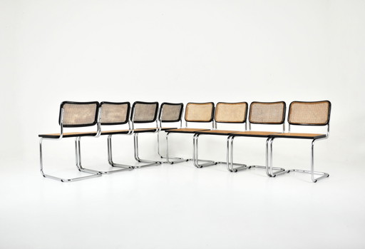 Dining Chairs Style B32 by Marcel Breuer Set of 8