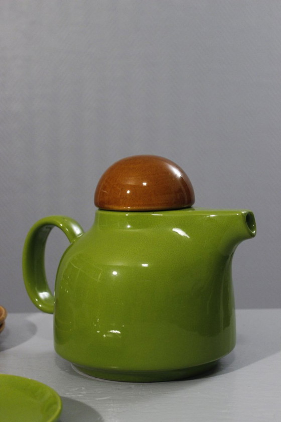 Image 1 of Colombo servizio da caffè vintage in ceramica design Space Age anni '70 Italia