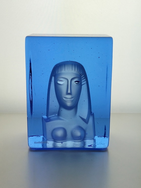Image 1 of Kosta Boda - Crystal sculpture Azur SHE by Bertil Vallien