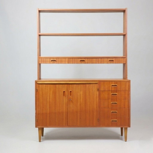Vintage skandinavischer Sekretär aus Teakholz, 1960er Jahre
