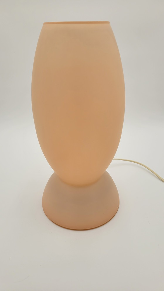 Image 1 of Trait D'Union Geblazen Glazen Glazen Mond Lamp