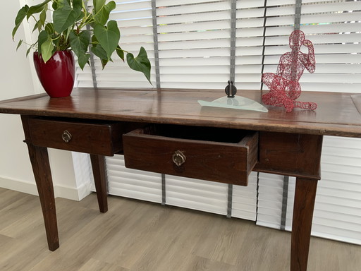 Antique Spanish wooden (console) table.