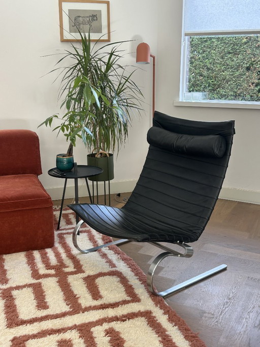 Poltrona Lounge Originale Fritz Hansen PK20 – Poul Kjærholm (Anni '80) – Condizioni Eccellenti con Patina