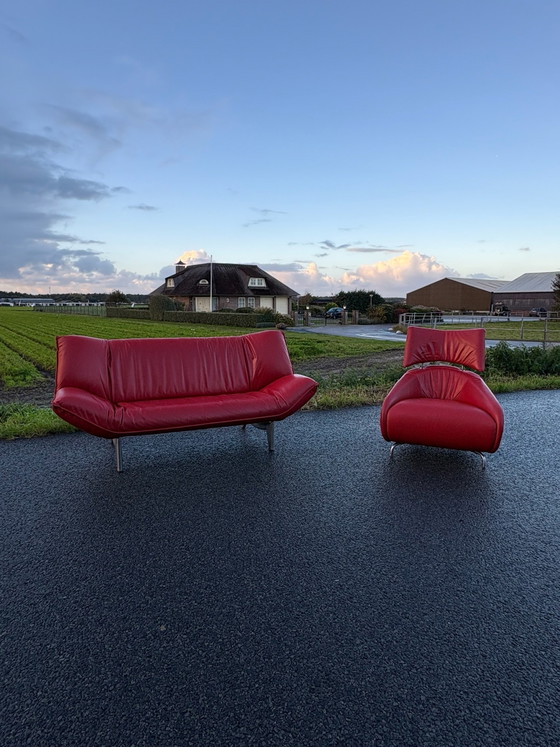 Leolux Solymi Fauteuil – Cuir, Chrome (photo 7 of 7)