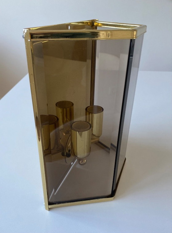 Image 1 of Lampe murale Holtkötter style Hollywood Regency vintage, Allemagne, années 1970