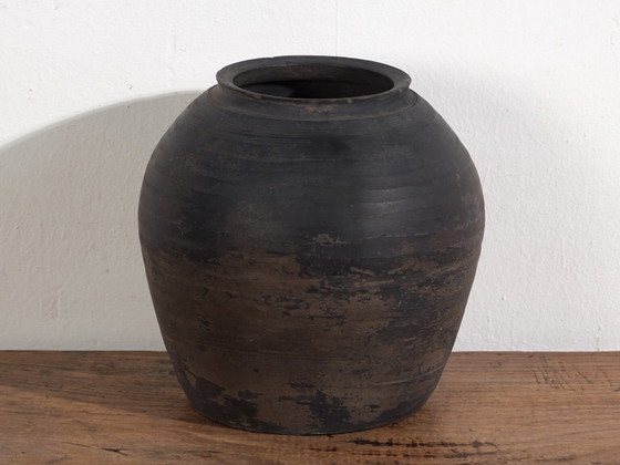 Antique wabi sabi style vase (c.1900) #8 (photo 32 of 34)