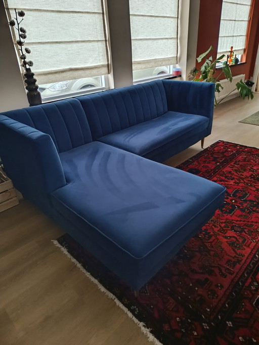 Canapé d'angle avec chaise longue (MADE)