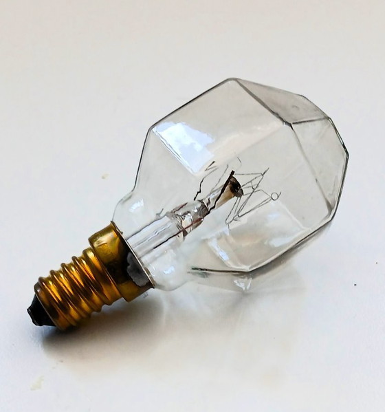 Image 1 of (W018) Unique vintage Putzler crystal glass table lamp – pure design icon!