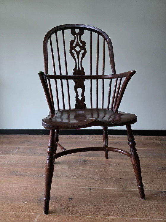 Image 1 of Set di 4 sedie Windsor vintage
