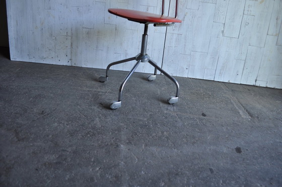 Sedia girevole vintage, anni '50 – Sedie girevoli, Cromo (photo 2 of 6)