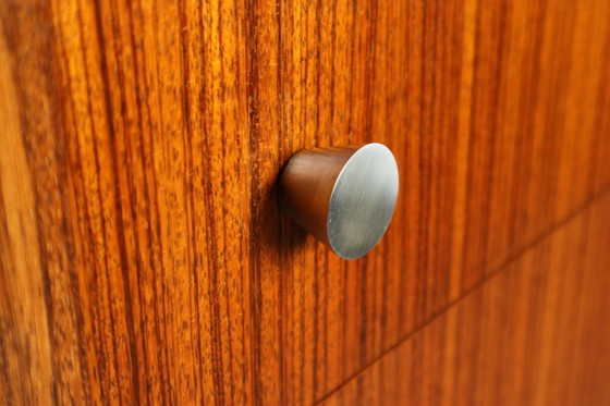 Image 1 of Alfred Hendrickx per Belform - Cassettiera in zebrano, 1960