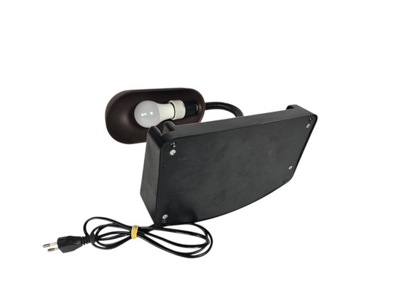 Image 1 of Bureaulamp - organizer - metaal - kunststof - 80's 