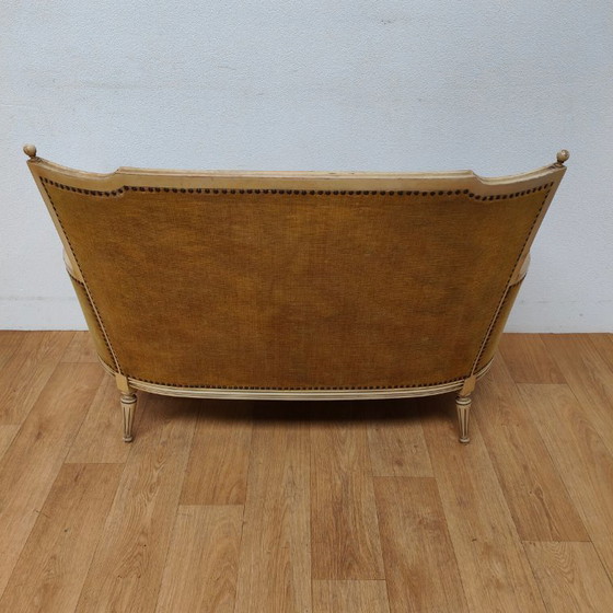 Image 1 of Antikes Sofa und Sessel im Stil Ludwigs XVI.