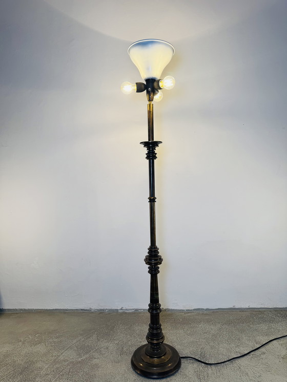 Image 1 of MODEL L-2 UPLIGHTER FLOOR LAMP BY SCIOLARI, ITALY, 1920s