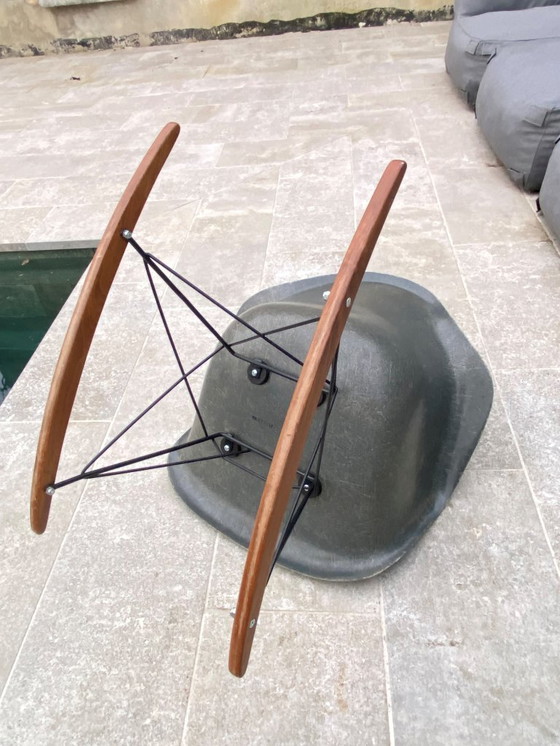 Image 1 of Fauteuil RAR Eames gris elephant grey zénith plastics herman miller