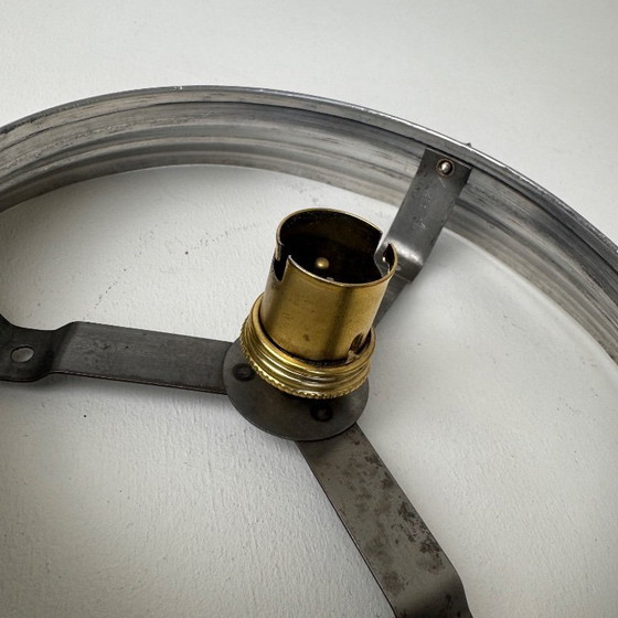 Image 1 of Vintage Opaline Glass Ceiling or Wall Light (XL)