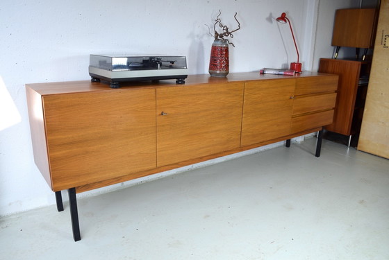 Image 1 of Large Mid Century Sideboard Vintage Dresser Cabinet Cupboard 