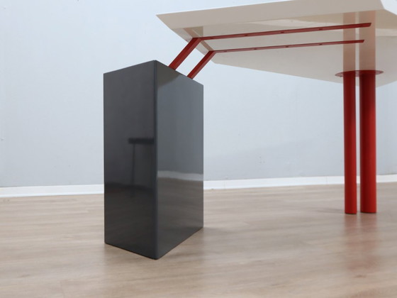 Image 1 of Bureau post-moderne de Saporiti design Franco Corradini années 1980