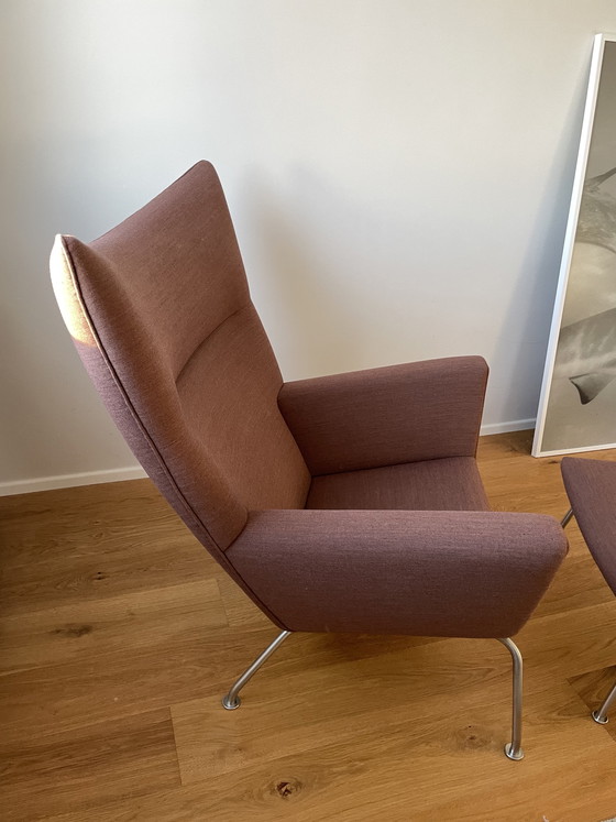 Image 1 of Sillón reclinable con reposapiés Carl Hansen & Søn CH445 Wingchair.
