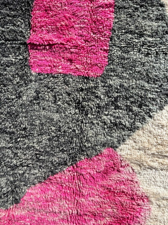 Image 1 of Authentiek Mrirt Marokkaans Berber wollen tapijt 210x310 cm - Handgeweven, zacht en kleurrijk wollen tapijt