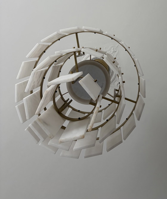 Image 1 of Fambuena quartz alabaster chandelier