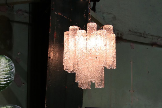 Image 1 of Murano-Tronchi-Kronleuchter von Toni Zuccheri für Venini