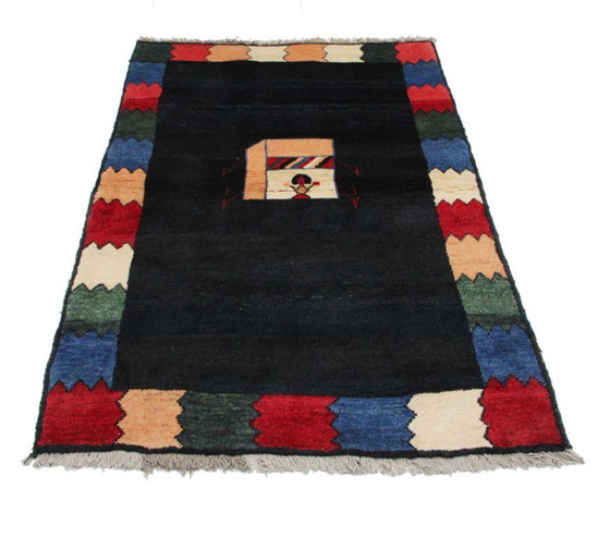 Image 1 of Original Persian carpet Gabbeh Ghashghai oriental carpet 152 cm x 105 cm old natural